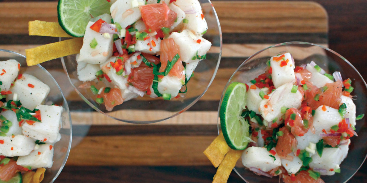 South American Sea Bass Ceviche